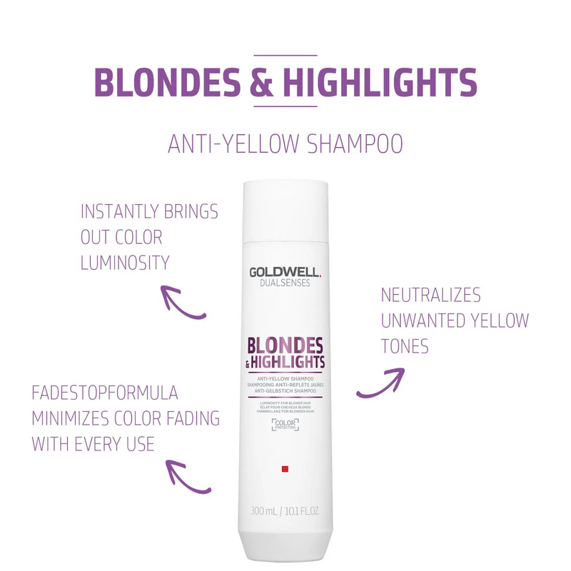 Goldwell Dualsenses Blondes & Highlights Anti-Yellow Shampoo 300ml