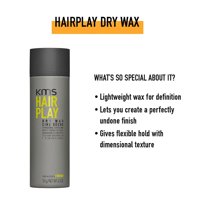 KMS Hair Play Dry Wax 150ml