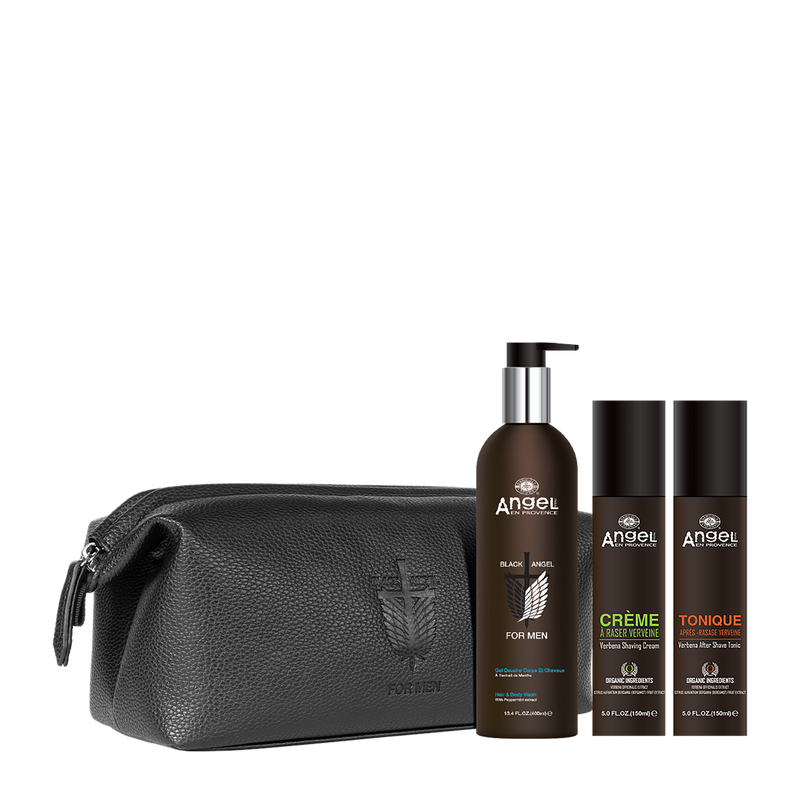 Black Angel Hair & Body Wash + Shave Cream Trio Gift Pack