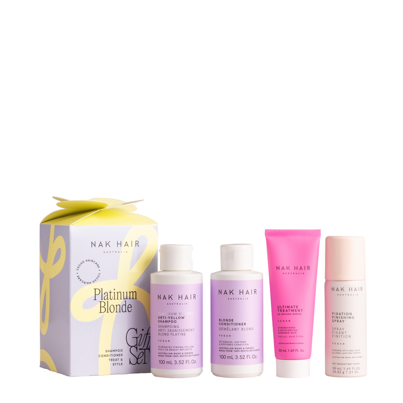 Nak Holiday Mini Quad Platinum Blonde Gift Pack