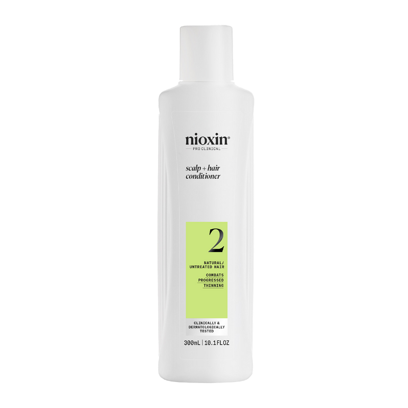 Nioxin System 2 Scalp + Hair Thickening Conditioner for Natural Hair with Progressed Thinning 300ml