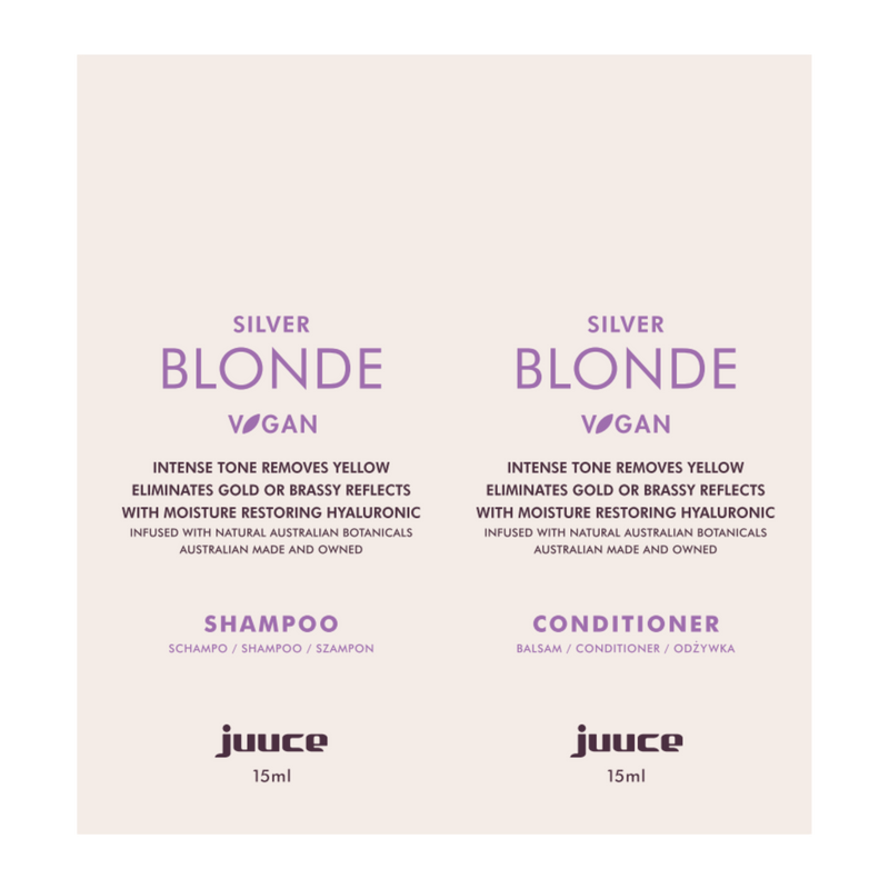 JUUCE Silver Blonde Sachet Duo