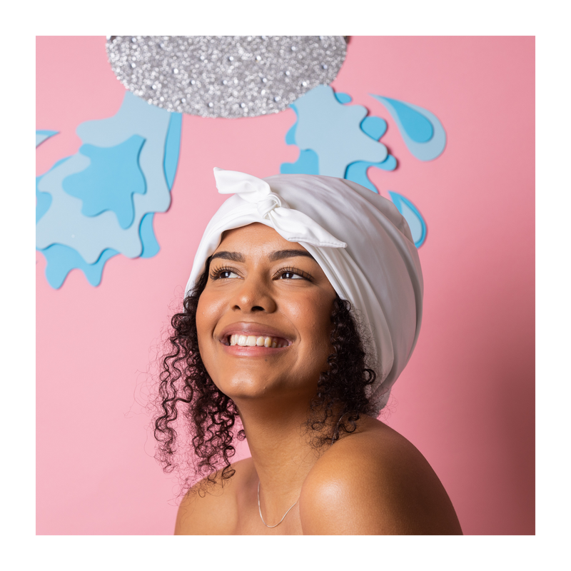 Splash Happy Shower Cap - Bright White