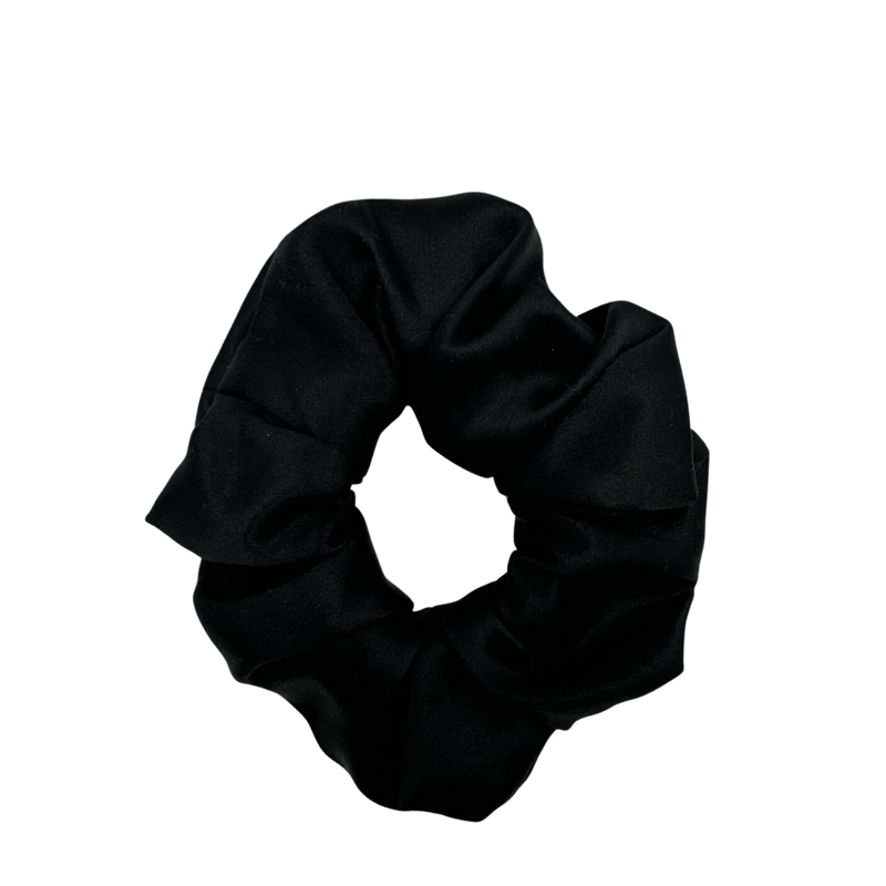 Splash Happy Silk Scrunchie Regular - Black