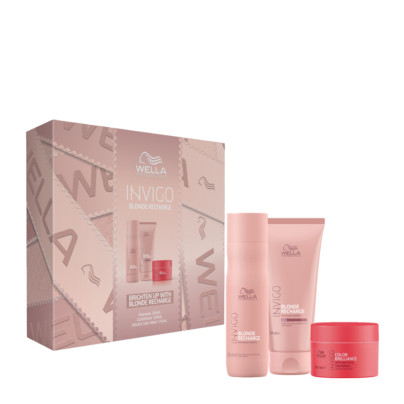 Wella Invigo Blonde Recharge Trio Gift Pack